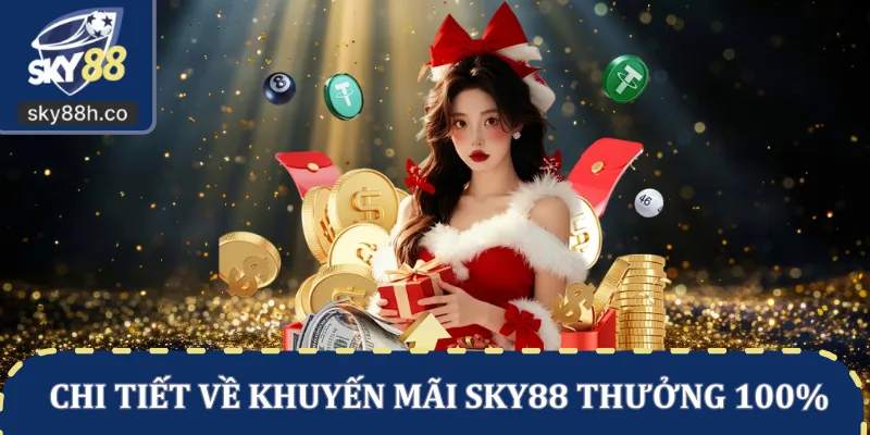 Chi tiết về khuyến mãi SKY88 thưởng 100%