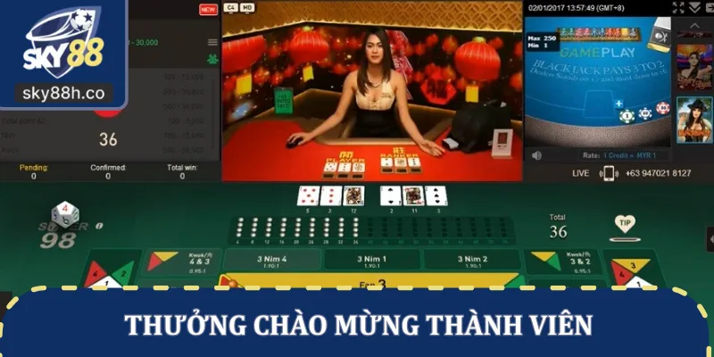 Thưởng chào mừng thành viên